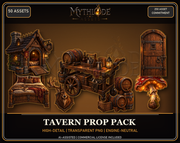 MYTHLODE Tavern Prop Pack storefront cover