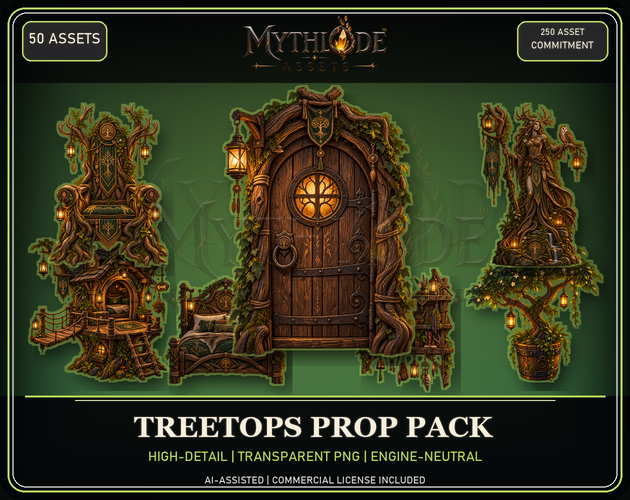 MYTHLODE Treetops Prop Pack storefront cover