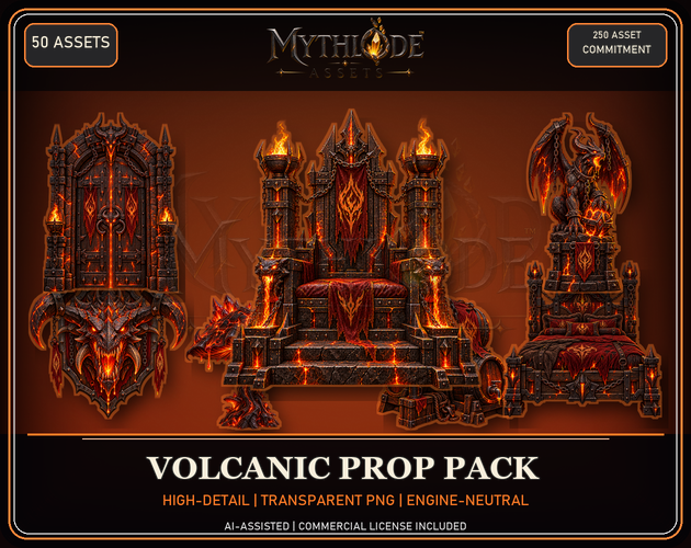MYTHLODE Volcanic Prop Pack storefront cover