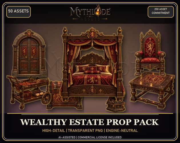 MYTHLODE Wealthy Estate Prop Pack storefront cover