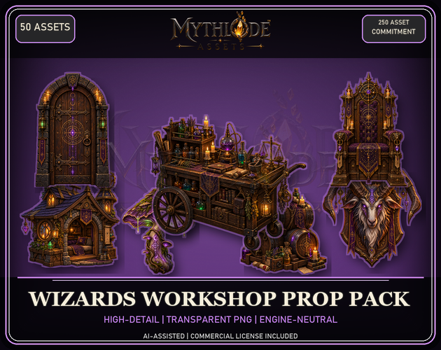 MYTHLODE Wizards Workshop Prop Pack storefront cover